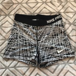 Nike pro black medium spandex